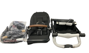 Shop Mockingbird Single 3.0 Stroller, 2025, Charcoal with Penny Leather, Solid Black at GoodBuy Gear