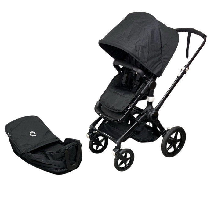 Bugaboo Fox 3 Stroller, 2022, Black, Midnight Black, Midnight Black