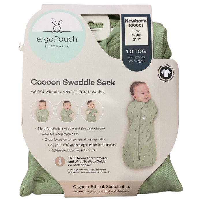 Shop ErgoPouch Cocoon Swaddle Bag, Willow, 1.0 TOG, 0000M at GoodBuy Gear