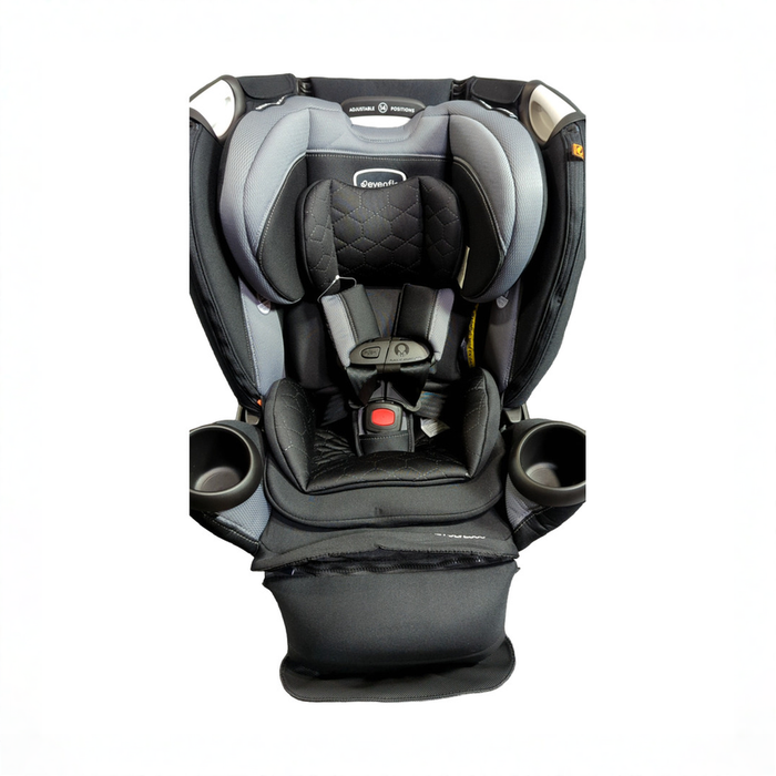 Shop Evenflo Revolve 360 Extend All-in-One Rotating Car Seat with Quick Clean Cover, 2024, Revere Gray at GoodBuy Gear