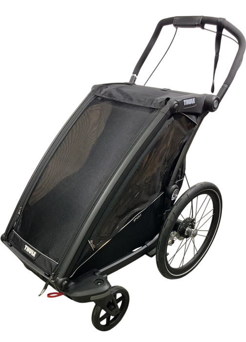 Shop Thule Chariot Sport 1, 2022, Midnight Black on Black at GoodBuy Gear