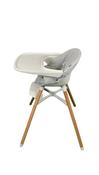 Shop Lalo High Chair with Infant Kit, Coconut, Grey, Natural Wood at GoodBuy Gear