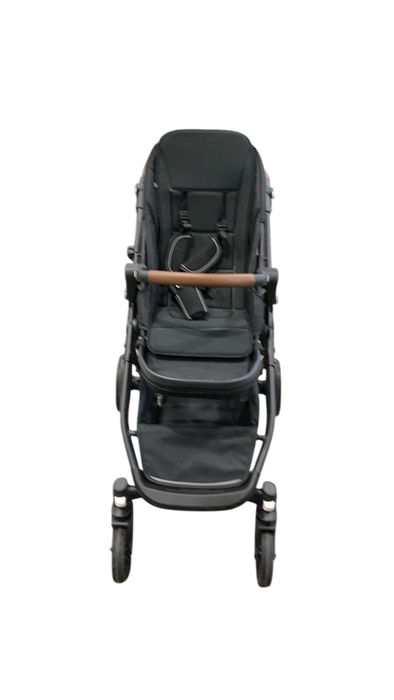 Shop Mockingbird Single to Double 3.0 Stroller, 2025, Charcoal with Penny Leather, Solid Black at GoodBuy Gear