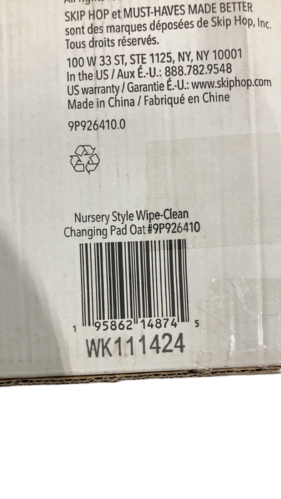 Shop Skip Hop Wipe-Clean Changing Pad, Oat at GoodBuy Gear