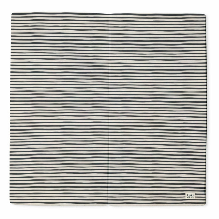 Toki Mats Padded Play Mat Cover, Bold Stripe Mat