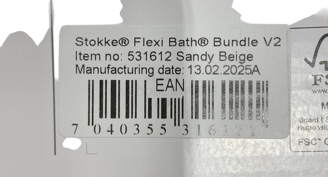 Shop Stokke Flexi Bath Bundle Pack, Regular, Sandy Beige at GoodBuy Gear