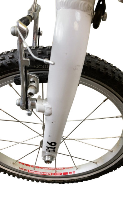 Shop Woom 3 Bike "16, Atomic Neon at GoodBuy Gear