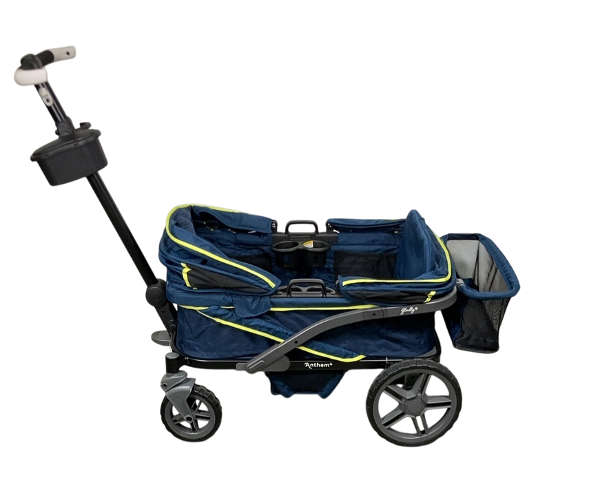 Shop Gladly Family Anthem4 Classic 4 Seater All Terrain Wagon Stroller, Neon Indigo at GoodBuy Gear