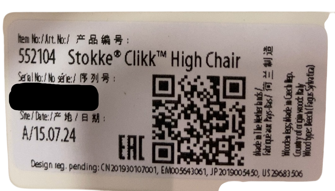 Shop Stokke Clikk High Chair, White at GoodBuy Gear