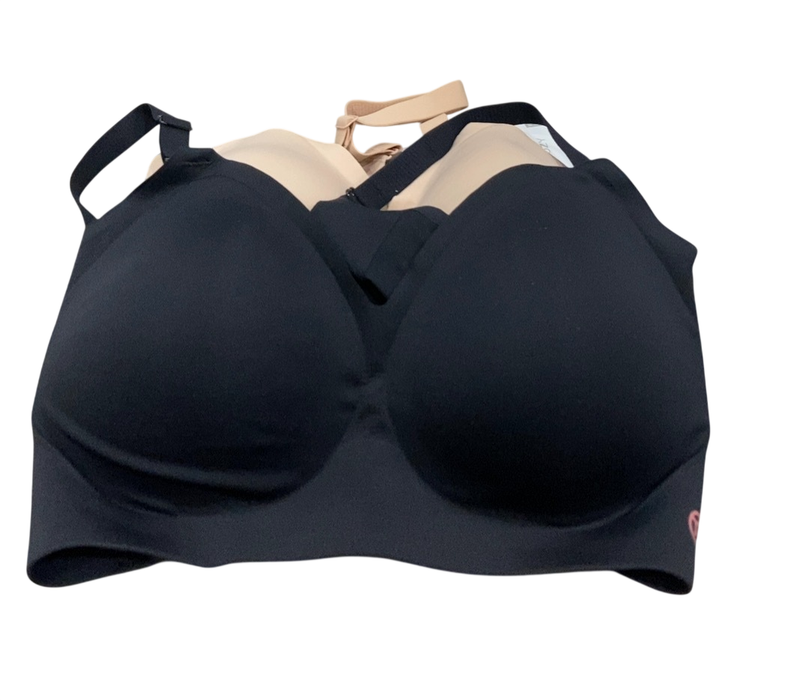 Shop Momcozy Ultra Soft & Omni Maternity Nursing Bra (2 Pack), 3XL, Beige/Black at GoodBuy Gear