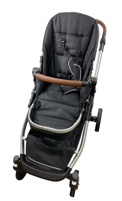 Shop Mockingbird Single to Double 2.0 Stroller, 2024, No Canopy, No Canopy, Silver With Penny Leather at GoodBuy Gear