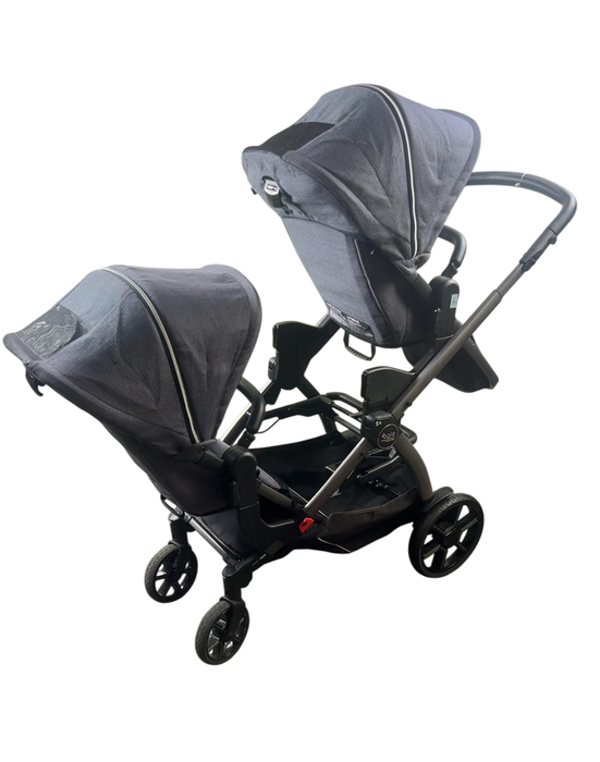 Shop Peg Perego Agio Z4 Double Stroller, 2022, Agio Mirage Blue at GoodBuy Gear
