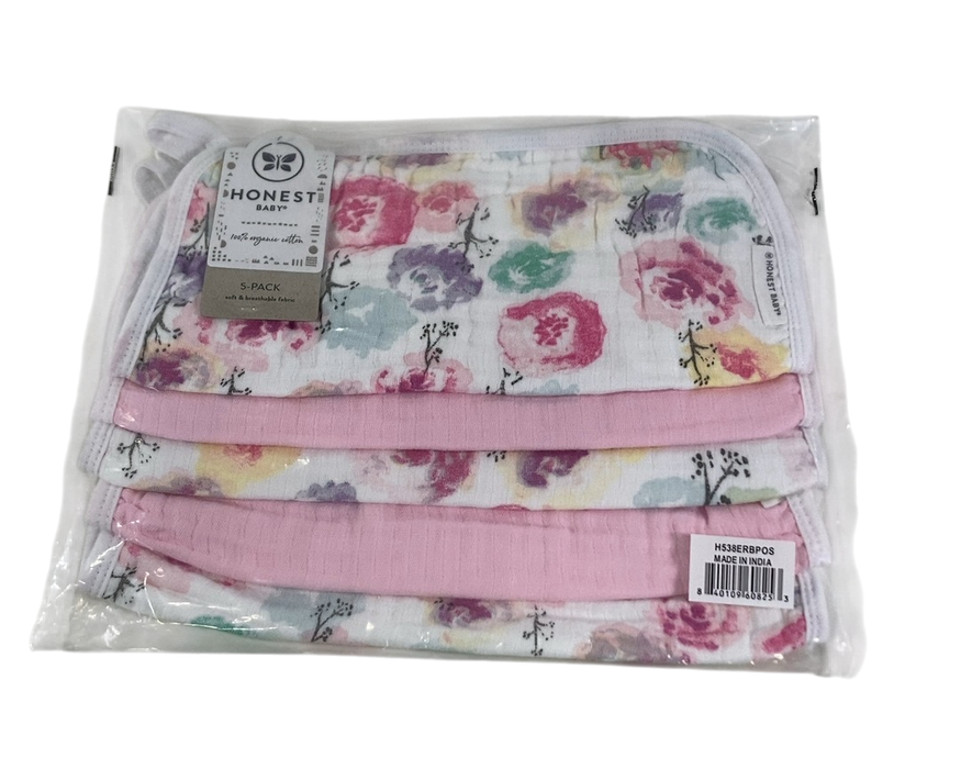 Shop Honest Baby 5pack Washcloths, Rose Blossom/Pink at GoodBuy Gear