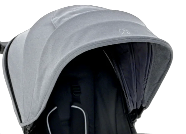 Shop Mockingbird Extendable Canopy 2.0, Heather grey, Solid Grey at GoodBuy Gear