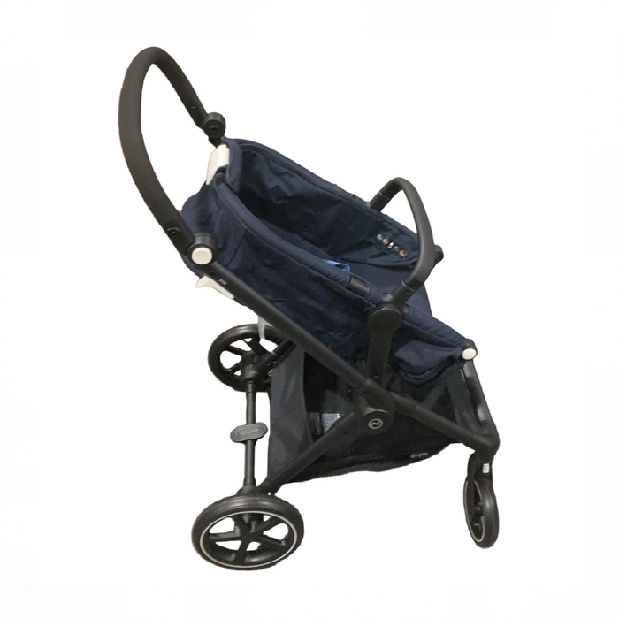 Shop Cybex Eos Stroller, 2024, Black, Ocean Blue at GoodBuy Gear