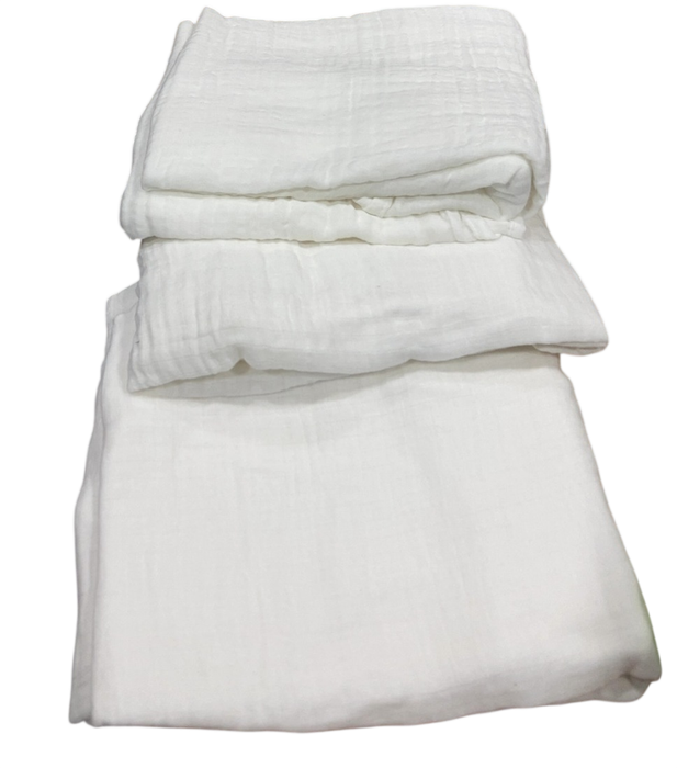 Shop Honest Baby 3-Pack Swaddle Blankets, Bright White at GoodBuy Gear