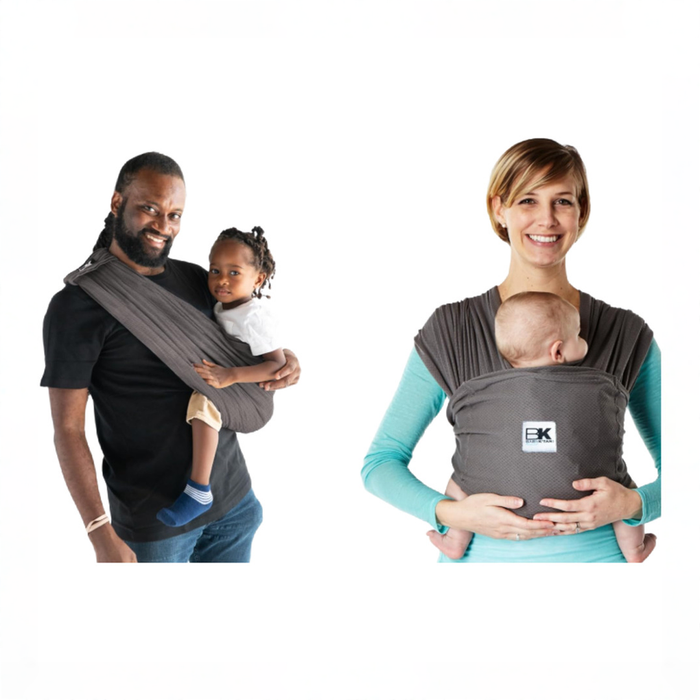 Shop Baby K'tan Baby Carrier, Breeze, Charcoal, Large at GoodBuy Gear