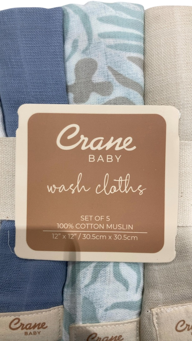 Shop Crane Baby Wash Cloths 5-Piece Set, Sea Life at GoodBuy Gear