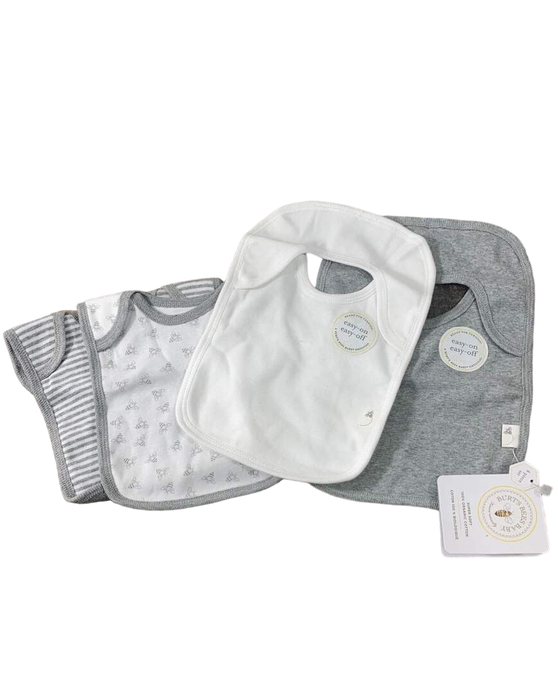 Shop Burt's Bees Baby Organic Lap Shoulder Bib, 4 Pack at GoodBuy Gear