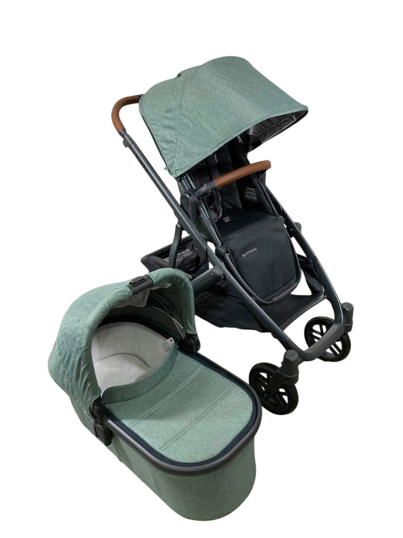uppababy vista 2 gwen UPPAbaby VISTA V2 Stroller, 2023, Gwen (Green Melange)