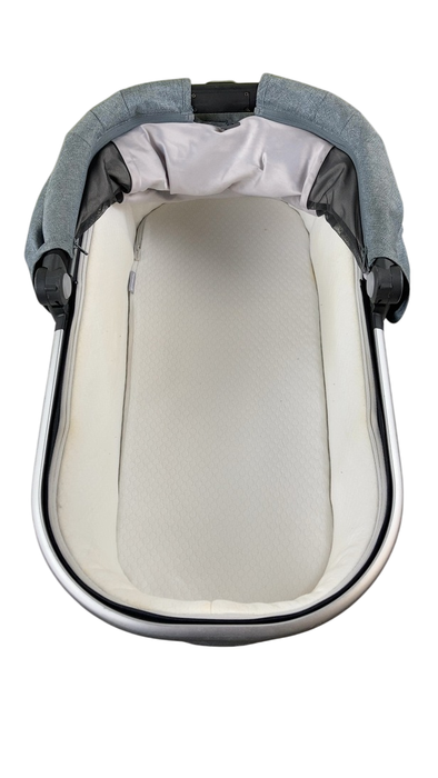 Shop UPPAbaby V2 Bassinet, Gregory (Blue Melange) at GoodBuy Gear