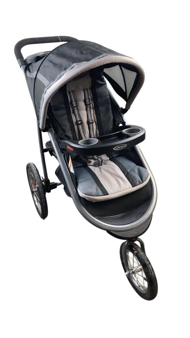 Graco FastAction Fold Jogging Click Connect Stroller, 2020, Gotham