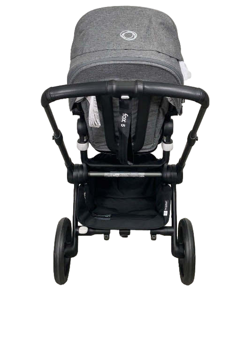 Bugaboo Fox 5 Stroller, Graphite Frame, Grey Melange, 2023