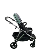 Shop Mockingbird Single to Double 2.0 Stroller, Silver with Black Leather, Windowpane, Sage, 2024 at GoodBuy Gear