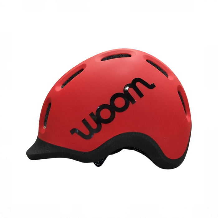 Shop Woom Ready Kids Helmet, Medium, Without Light, Woom Red at GoodBuy Gear