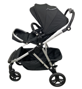 Shop Mockingbird Single to Double 2.0 Stroller, 2024, Black, Silver With Black Leather, Watercolor Drops at GoodBuy Gear