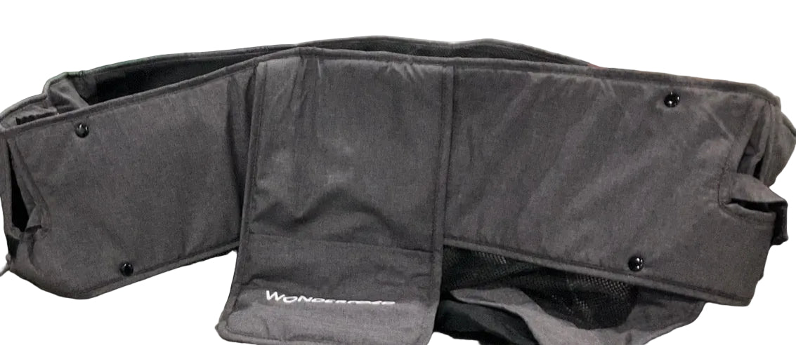 Wonderfold Carriage Fabric, Charcoal Gray, W4