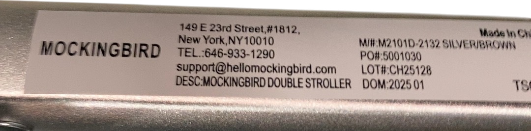 Shop Mockingbird Single to Double 2.0 Stroller, 2025, Black, Silver With Penny Leather, Windowpane at GoodBuy Gear