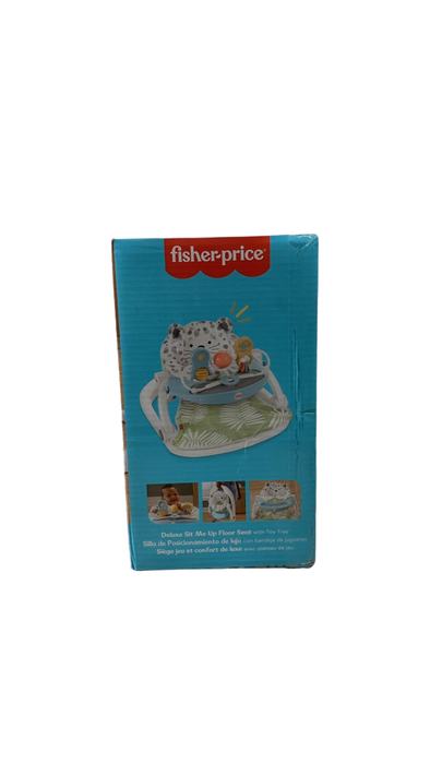 Shop Fisher Price Premium Sit-Me-Up Floor Seat with Toy Tray, Snow Leopard at GoodBuy Gear