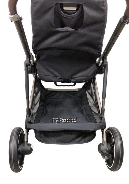 Shop Cybex Gazelle S Modular Stroller, 2023, Moon Black, Taupe Frame at GoodBuy Gear
