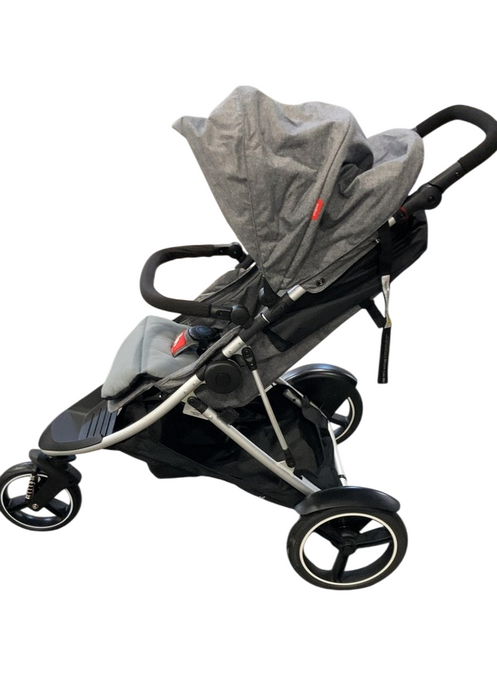 Shop Phil & Teds Dash Inline Stroller, 2017, Grey Mari at GoodBuy Gear