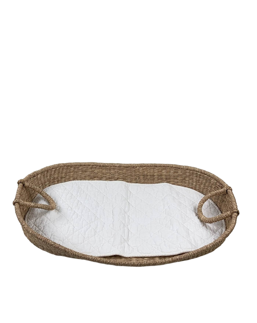 secondhand Olli Ella Reva Seagrass Changing Basket
