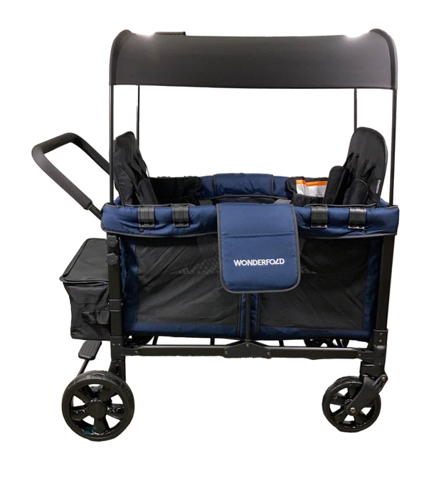 Shop Wonderfold W4S 2.0 Multifunctional Stroller Wagon, 2024, Noble Navy at GoodBuy Gear