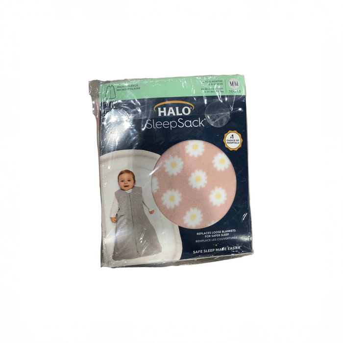 Shop Halo Micro-Fleece SleepSack, Daisy, Medium at GoodBuy Gear