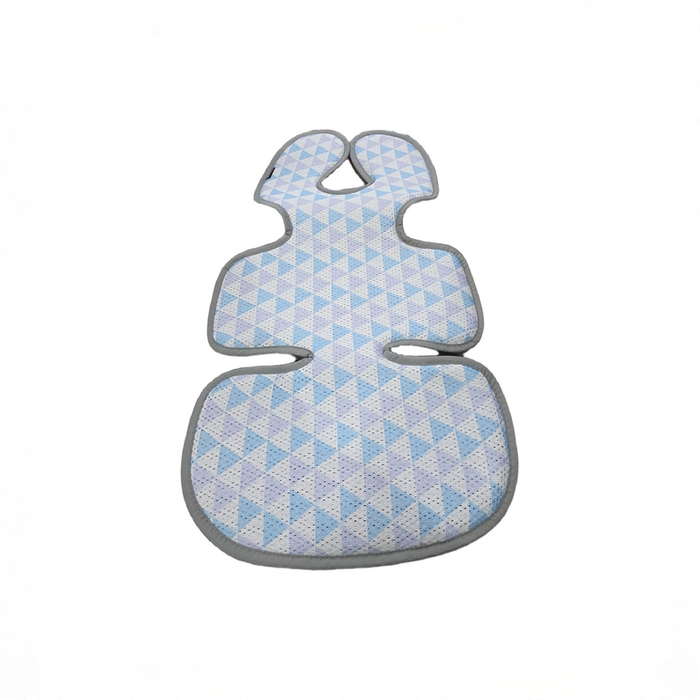 Shop DRAFT - Manito Clean Basic Cool Seat Pad, Triangle Blue/Purple at GoodBuy Gear