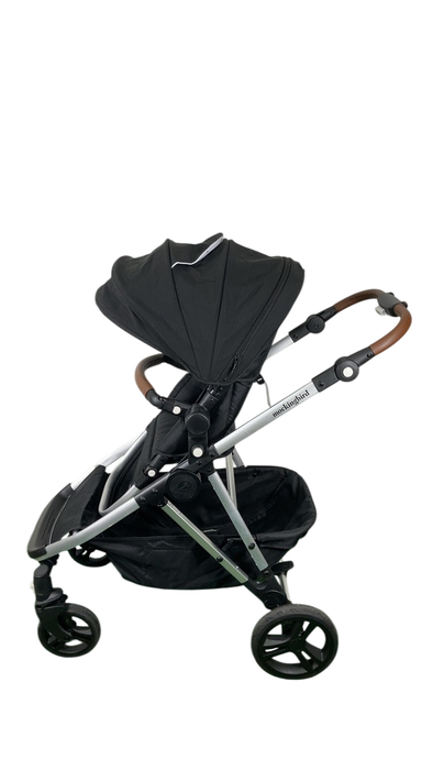 Shop Mockingbird Single to Double 2.0 Stroller, 2024, Black, Silver With Penny Leather, Watercolor Drops at GoodBuy Gear