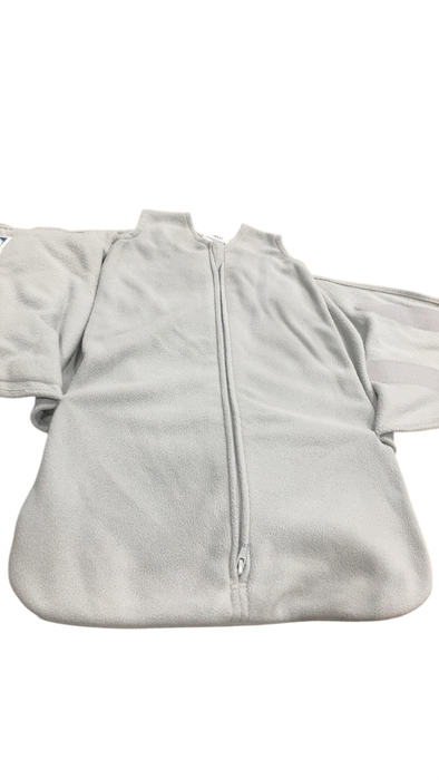 Shop Halo Micro-Fleece Swaddle, Gray, Newborn at GoodBuy Gear