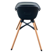 Shop Lalo The Chair, Licorice, Natural Wood at GoodBuy Gear