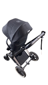 Shop Cybex PRIAM Stroller, 2017, Deep Black, Chrome With Black Details at GoodBuy Gear