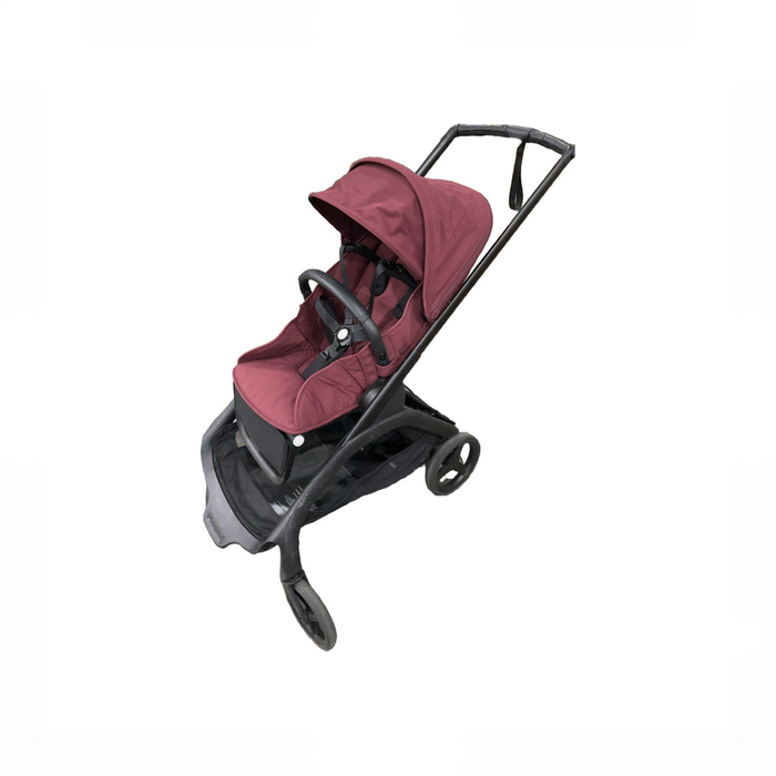 Shop Bugaboo Dragonfly Stroller, 2024, Black, Dark Cherry, Dark Cherry at GoodBuy Gear