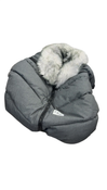 Shop 7 A.M. Enfant Tundra Car Seat Cocoon, Heather Grey Dark/black Faux Fur at GoodBuy Gear