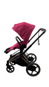 Shop Cybex E-PRIAM Electric Stroller, 2019, Fancy Pink, Rose Gold, with Battery at GoodBuy Gear