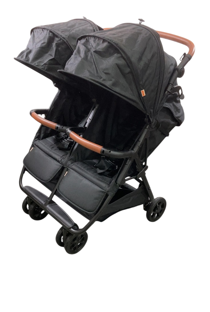 Zoe The Twin V2 Double Stroller, 2024, Black