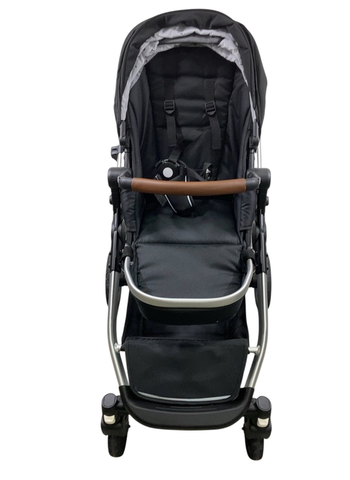 Shop Mockingbird Single to Double 2.0 Stroller, 2024, Black, Silver With Penny Leather, Watercolor Drops at GoodBuy Gear