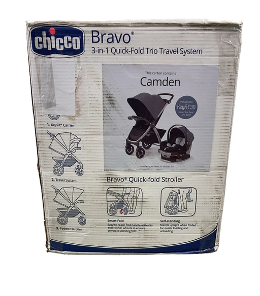 Shop Chicco Bravo Trio Travel System, 2024, Camden at GoodBuy Gear