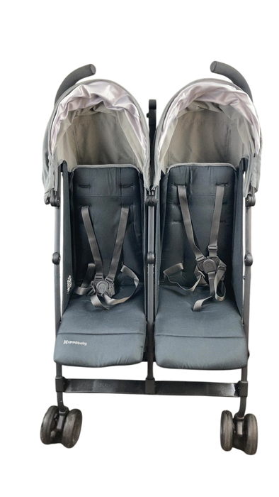 Shop UPPAbaby G-Link V2 Double Stroller, 2022, Greyson (Charcoal Melange) at GoodBuy Gear